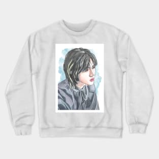 Choi Beomgyu Watercolour Portrait Crewneck Sweatshirt